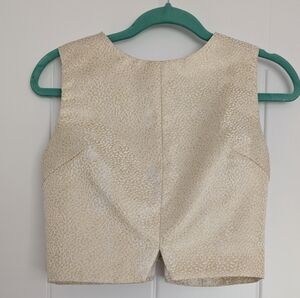 Gold Occassion Crop Top